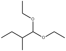 1,1-ジエトキシ-2-メチルブタン 化学構造式