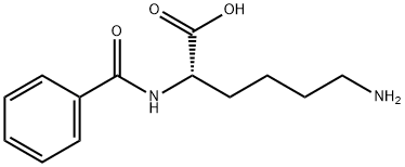 N2-ベンゾイル-L-リシン 化学構造式