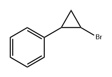 1-Bromo-2-phenylcyclopropane Structure