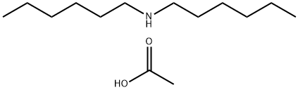 ジヘキシルアンモニウムアセタート (約0.5mol/L水溶液) [イオン対試薬] 化学構造式