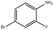 4-ブロモ-2-フルオロアニリン 化学構造式