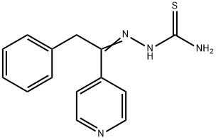ベンジル(4-ピリジル)ケトンチオセミカルバゾン 化学構造式