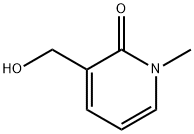 3-(羟基甲基)-1-甲基-2(1H)-吡啶酮, 36721-61-6, 结构式
