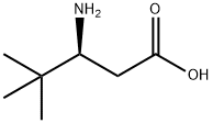 3-叔丁基-D-Β-丙氨酸/(R)-3-氨基-4,4-二甲基戊酸 结构式