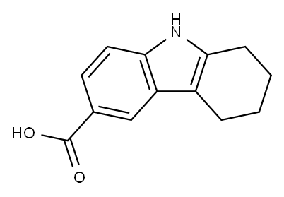 6,7,8,9-四氢-5H-咔唑-3-甲酸, 36729-27-8, 结构式