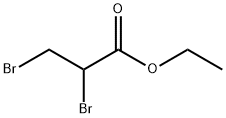 2,3-ジブロモプロピオン酸  エチル 化学構造式