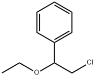 (2-クロロ-1-エトキシエチル)ベンゼン 化学構造式