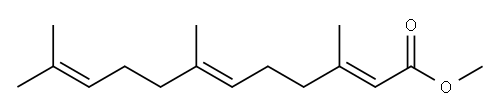 all-trans-Methyl farnesoate Struktur
