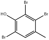 2,3,6-三溴-4-甲基苯酚, 36776-51-9, 结构式
