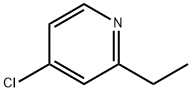 4-クロロ-2-エチルピリジン 化学構造式