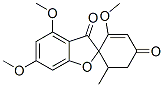 2',4,6-トリメトキシ-6'-メチルスピロ[ベンゾフラン-2(3H),1'-[2]シクロヘキセン]-3,4'-ジオン 化学構造式