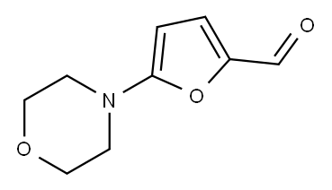 5-吗啉-4-基-2-呋喃甲醛, 3680-96-4, 结构式