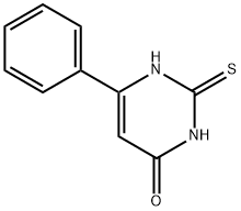 6-フェニル-2-チオウラシル 化学構造式