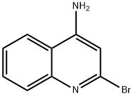 4-氨基-2-溴喹啉 结构式