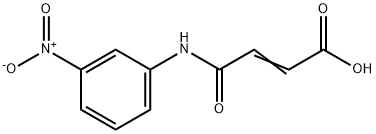 (2Z)-4-[(3-硝基苯基)氨基]-4-氧代丁-2-烯酸, 36847-90-2, 结构式