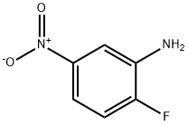 2-フルオロ-5-ニトロアニリン 化学構造式