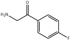 4-フルオロフェナシルアミン 化学構造式