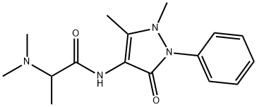 氨丙吡酮, 3690-04-8, 结构式