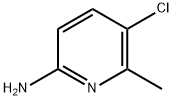 5-氯-6-甲基-2-氨基吡啶 结构式