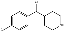 (4-氯苯基)(哌啶-4-基)甲醇 结构式