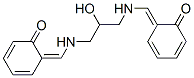 6-[[[2-hydroxy-3-[(6-oxo-1-cyclohexa-2,4-dienylidene)methylamino]propy l]amino]methylidene]cyclohexa-2,4-dien-1-one 结构式