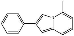 5-Methyl-2-phenylindolizine Structure
