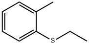 エチル(2-メチルフェニル)スルフィド 化学構造式
