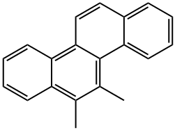 5,6-dimethylchrysene Struktur