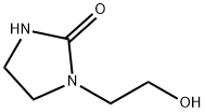 N-羟乙基-2-咪唑烷酮, 3699-54-5, 结构式