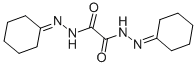 ビス(シクロヘキサノン)オキサリルジヒドラゾン 化学構造式