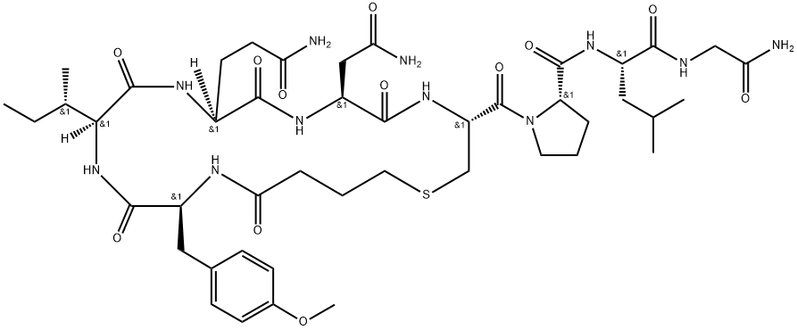 カルベトシン 化学構造式