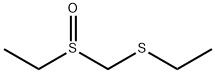 1-[[(エチルスルフィニル)メチル]チオ]エタン 化学構造式