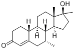 Mibolerone Struktur