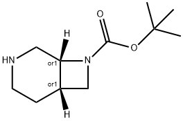 cis-8-Boc-3,8-diazabicyclo[4.2.0]octane Structure