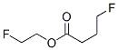 4-フルオロ酪酸2-フルオロエチル 化学構造式