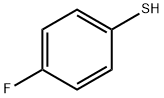 4-フルオロベンゼンチオール 化学構造式