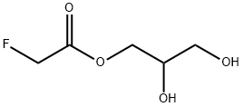 Fluoroacetic acid 2,3-dihydroxypropyl ester 结构式