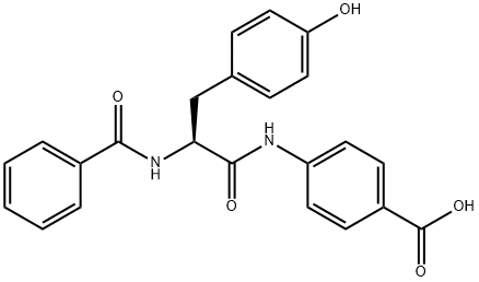 BZ-TYR-4-ABZ-OH Struktur