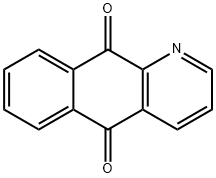 ベンゾ[g]キノリン-5,10-ジオン 化学構造式