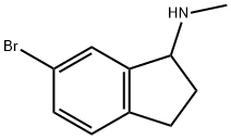 6-BROMO-2,3-DIHYDRO-N-METHYL-1H-INDEN-1-AMINE Structure