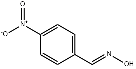 (E)-p-ニトロベンズアルデヒドオキシム 化学構造式