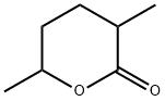 3,4,5,6-テトラヒドロ-3,6-ジメチル-2H-ピラン-2-オン 化学構造式