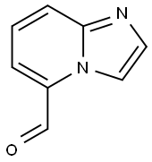 5-醛基咪唑[1,2-A]并吡啶 结构式