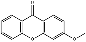 3-メトキシキサントン 化学構造式