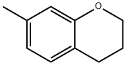 3,4-ジヒドロ-7-メチル-2H-1-ベンゾピラン 化学構造式