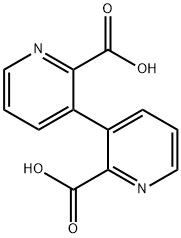 3,3′-ビピリジン-2,2′-ジカルボン酸 化学構造式