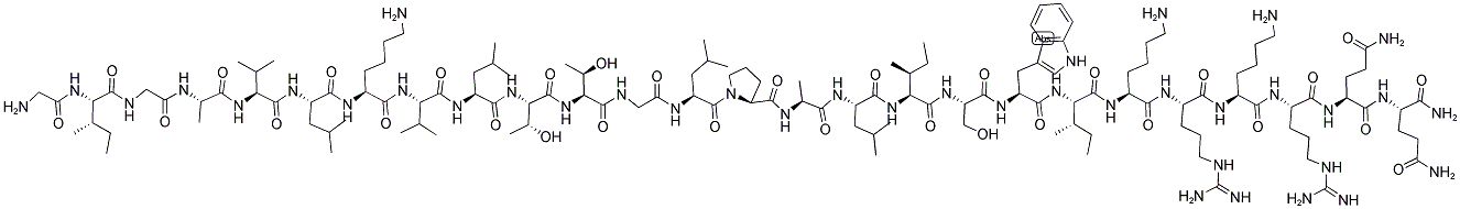蜂毒肽素 结构式