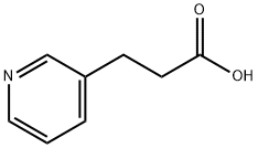 3-(3-ピリジル)プロピオン酸 化学構造式
