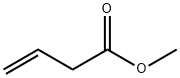 3-ブテン酸メチル 化学構造式