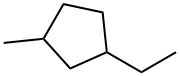 1α-エチル-3α-メチルシクロペンタン 化学構造式